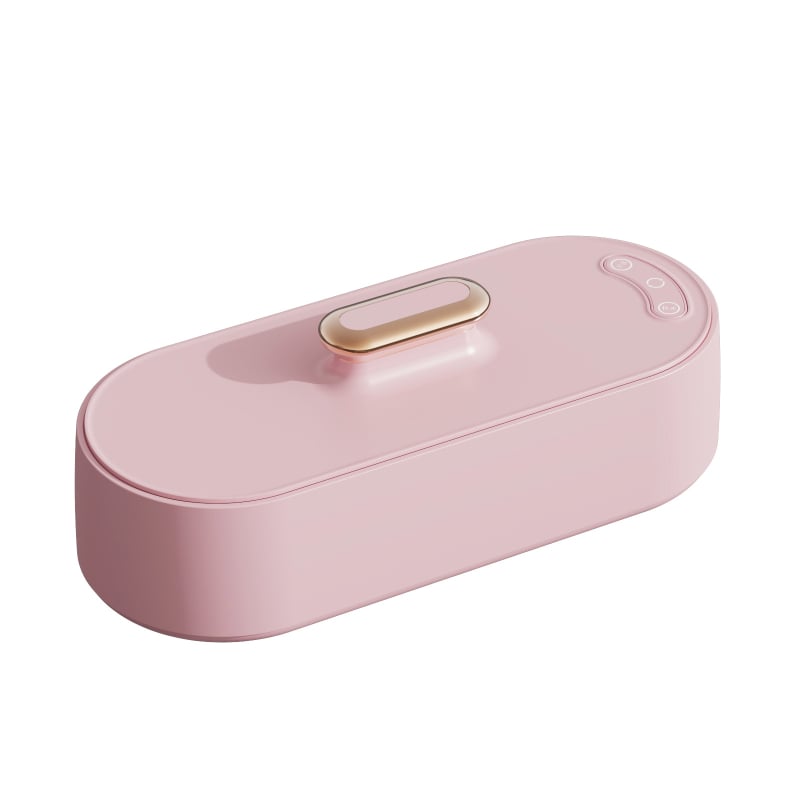 Ултразвукова машина за почистване за очила, бижута и брекети — USB захранване, 12V, 15W, капацитет 301–500 ml, долна платка от 304 неръждаема стомана