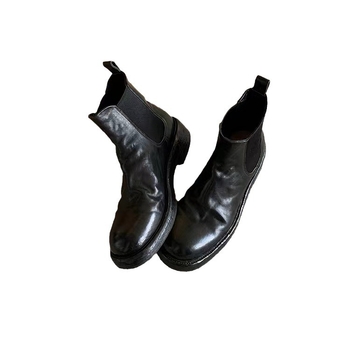 Crape Myrtle Chelsea csizma, felső rész marha bőrrel, talp gumival, vastag sarok, belső latex talpbetét