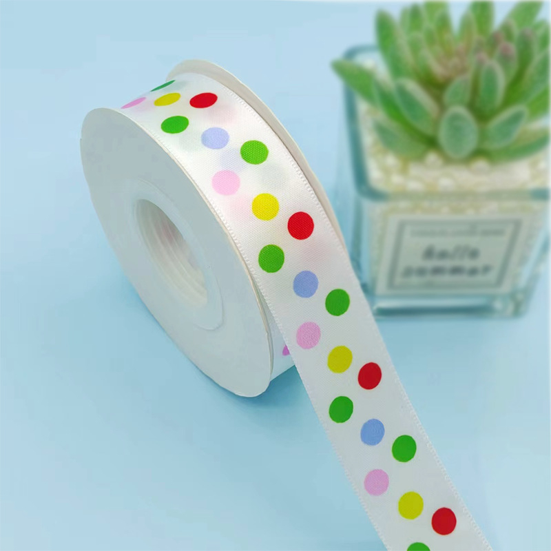 Weihao полиестерна сатенена панделка за опаковка на подаръци и торти – подходяща за опаковане на цветя