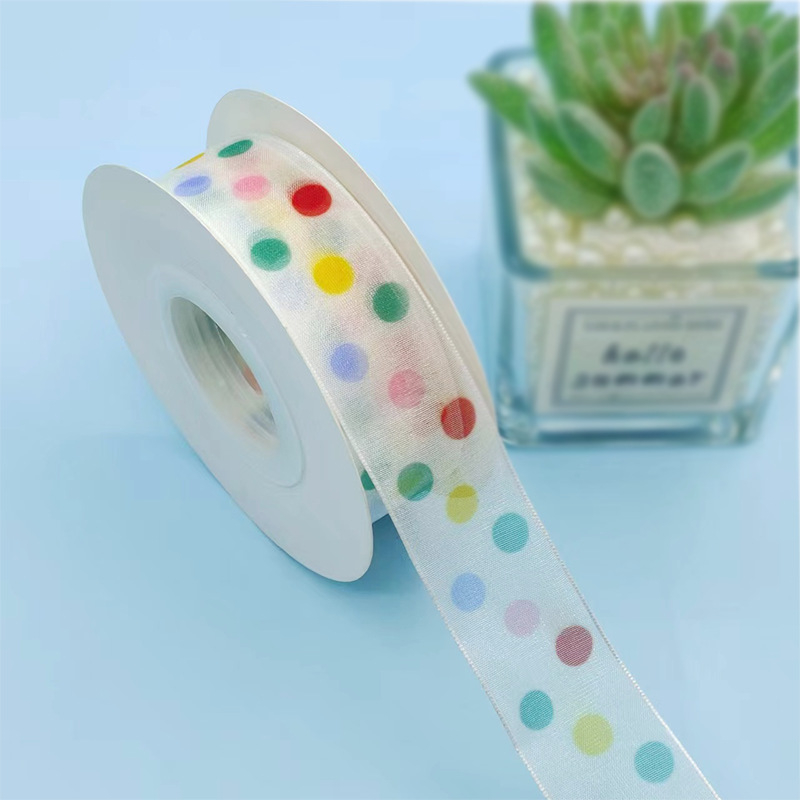 Weihao полиестерна сатенена панделка за опаковка на подаръци и торти – подходяща за опаковане на цветя