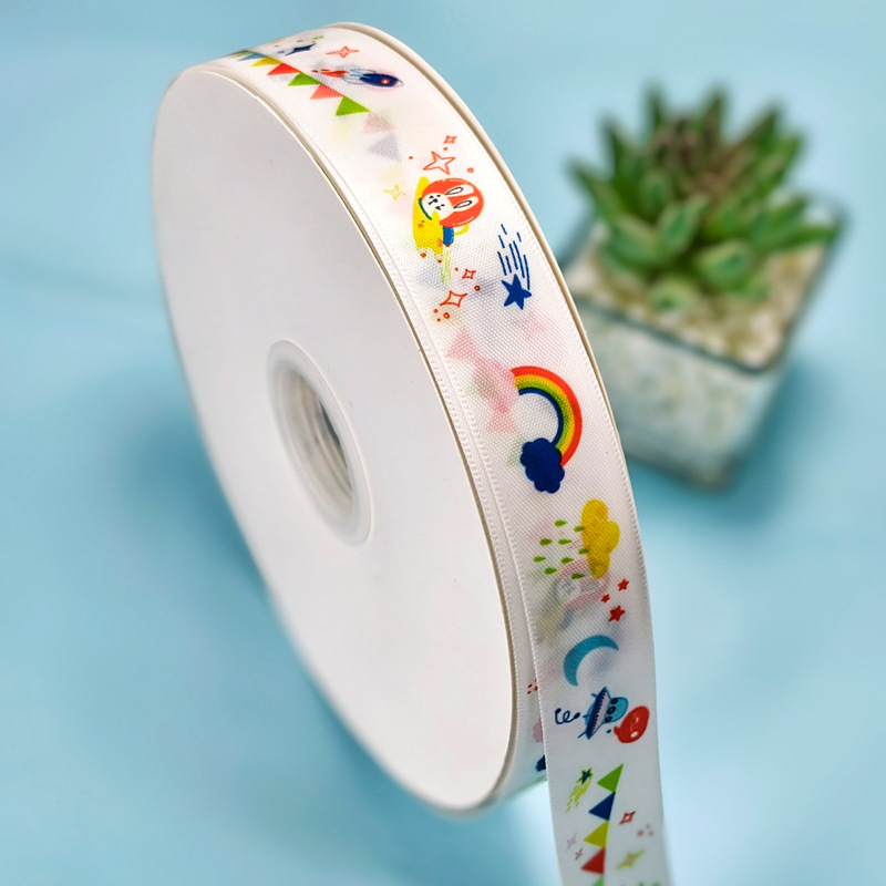 Weihao полиестерна сатенена панделка за опаковка на подаръци и торти – подходяща за опаковане на цветя