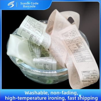 Skalavimo etiketė iš satino juostelės drabužiams, Heng Zhixin prekės ženklas; tinkama drabužiams ir tekstilei