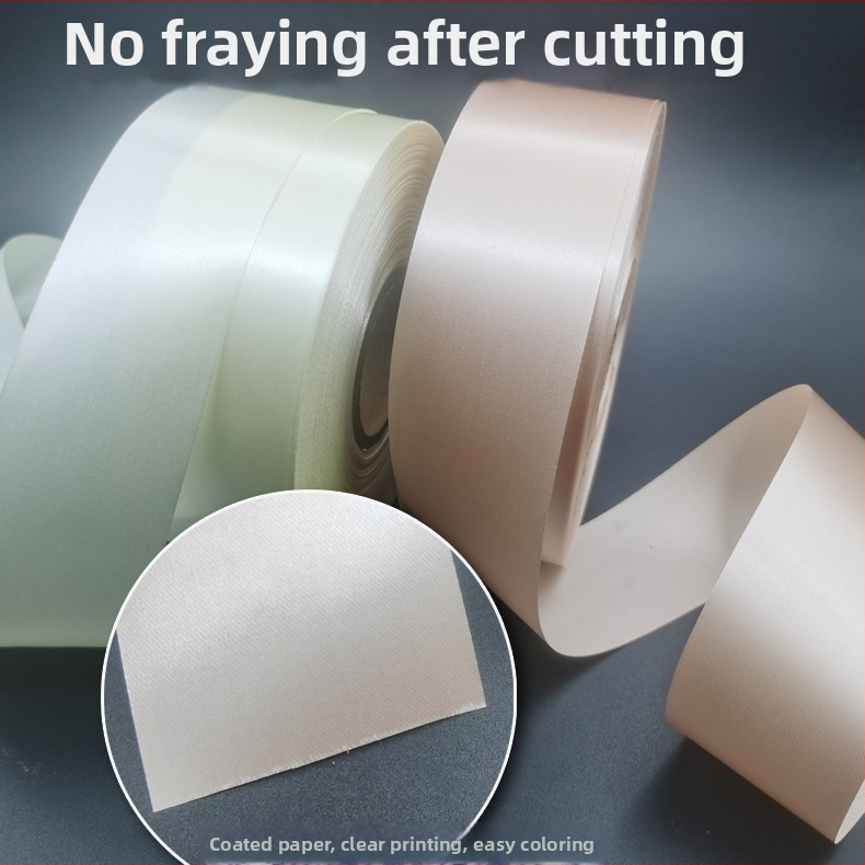 Skalavimo etiketė iš satino juostelės drabužiams, Heng Zhixin prekės ženklas; tinkama drabužiams ir tekstilei