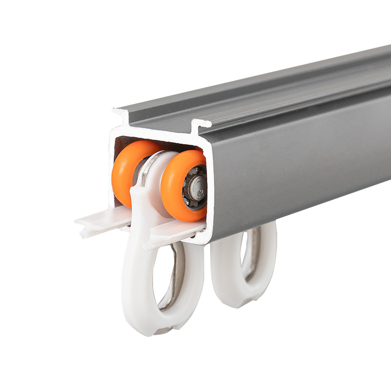 Aliuminio lydinio užuolaidų bėgis – pritaikomas, paruoštas privatinei ženklei, lengvas prabangos stilius