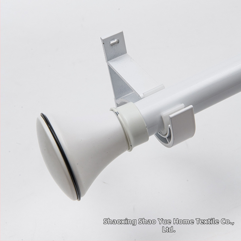 Užuolaidų strypų komplektas su Romos strypu, viengubo ir dvejopo strypo, aliuminio laikikliai, šiuolaikinis minimalistinis stilius, pritaikomas