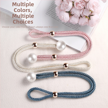 Poros perlinių užuolaidų raišteliai — šiuolaikinis minimalistinis stilius, poliesteris PVC