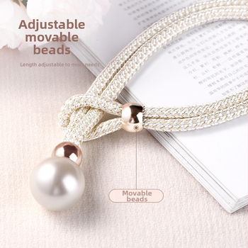 Poros perlinių užuolaidų raišteliai — šiuolaikinis minimalistinis stilius, poliesteris PVC