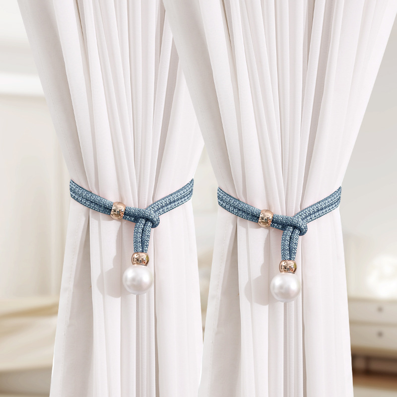 Poros perlinių užuolaidų raišteliai — šiuolaikinis minimalistinis stilius, poliesteris PVC