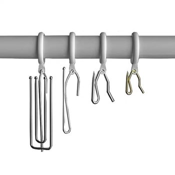 Užuolaidų kabliukas S formos – geležies, šiuolaikinis minimalistinis stilius