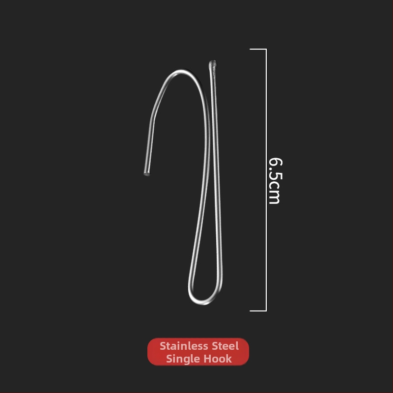 Užuolaidų kabliukas S formos – geležies, šiuolaikinis minimalistinis stilius