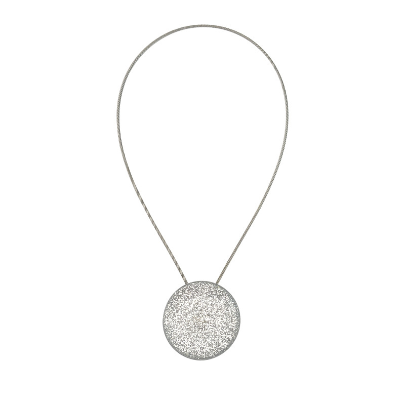 Lucky užuolaidų sagtis - akrilinė medžiaga, pritaikoma, privataus prekės ženklo galimybė, paprastas ir šiuolaikiškas dizainas