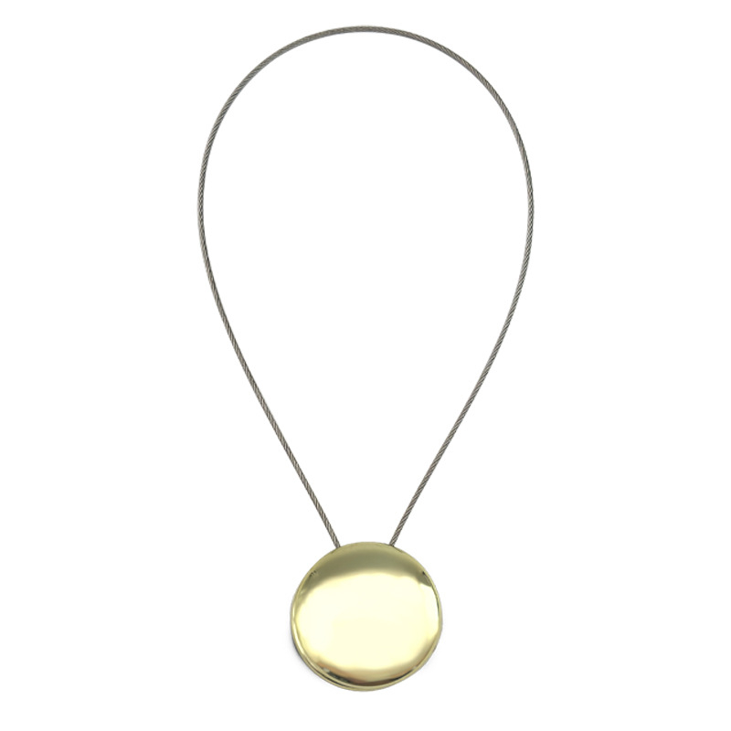 Lucky užuolaidų sagtis - akrilinė medžiaga, pritaikoma, privataus prekės ženklo galimybė, paprastas ir šiuolaikiškas dizainas