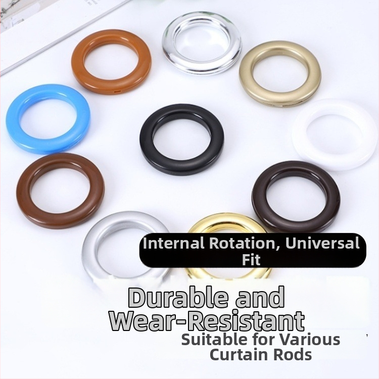 20 magnetinių užuolaidų žiedų Romos lazdelei – apvalūs žiedai, šiuolaikiškas minimalistinis stilius, Neck Strength prekinis ženklas