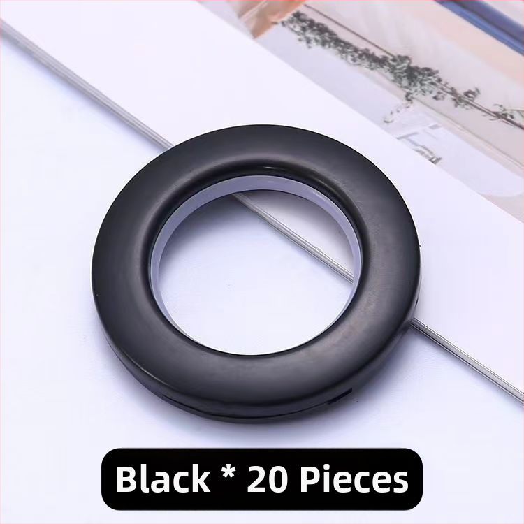 20 magnetinių užuolaidų žiedų Romos lazdelei – apvalūs žiedai, šiuolaikiškas minimalistinis stilius, Neck Strength prekinis ženklas