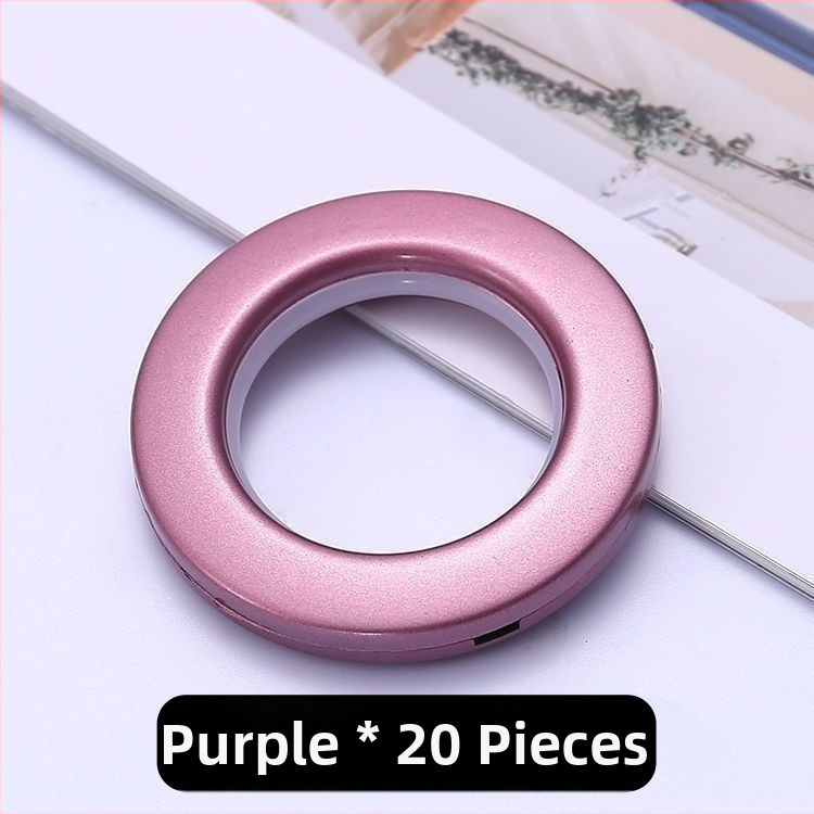 20 magnetinių užuolaidų žiedų Romos lazdelei – apvalūs žiedai, šiuolaikiškas minimalistinis stilius, Neck Strength prekinis ženklas