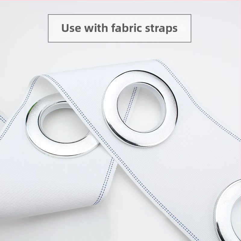 20 magnētiski aizkaru gredzeni Romas stienim – apaļie gredzeni, mūsdienīgs minimālisma stils, Neck Strength zīmols