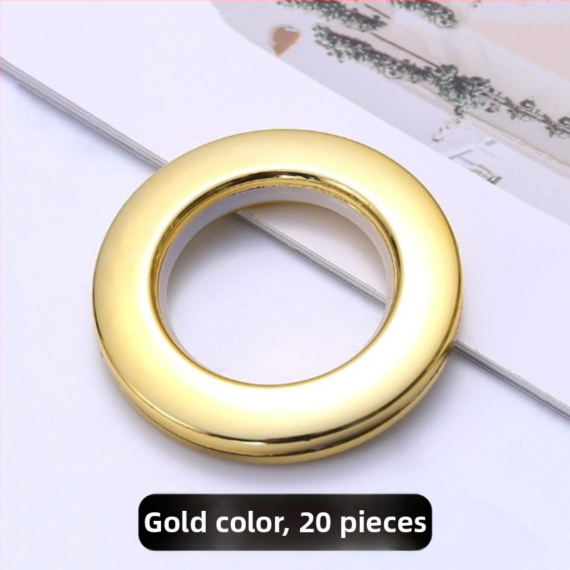 20 magnetinių užuolaidų žiedų Romos lazdelei – apvalūs žiedai, šiuolaikiškas minimalistinis stilius, Neck Strength prekinis ženklas