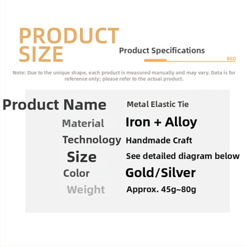 Metāla aizkaru josta ar atsperes aizdari - Skandināvu stila, vienkāršs dizains, pielāgojama