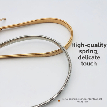 Metāla aizkaru josta ar atsperes aizdari - Skandināvu stila, vienkāršs dizains, pielāgojama