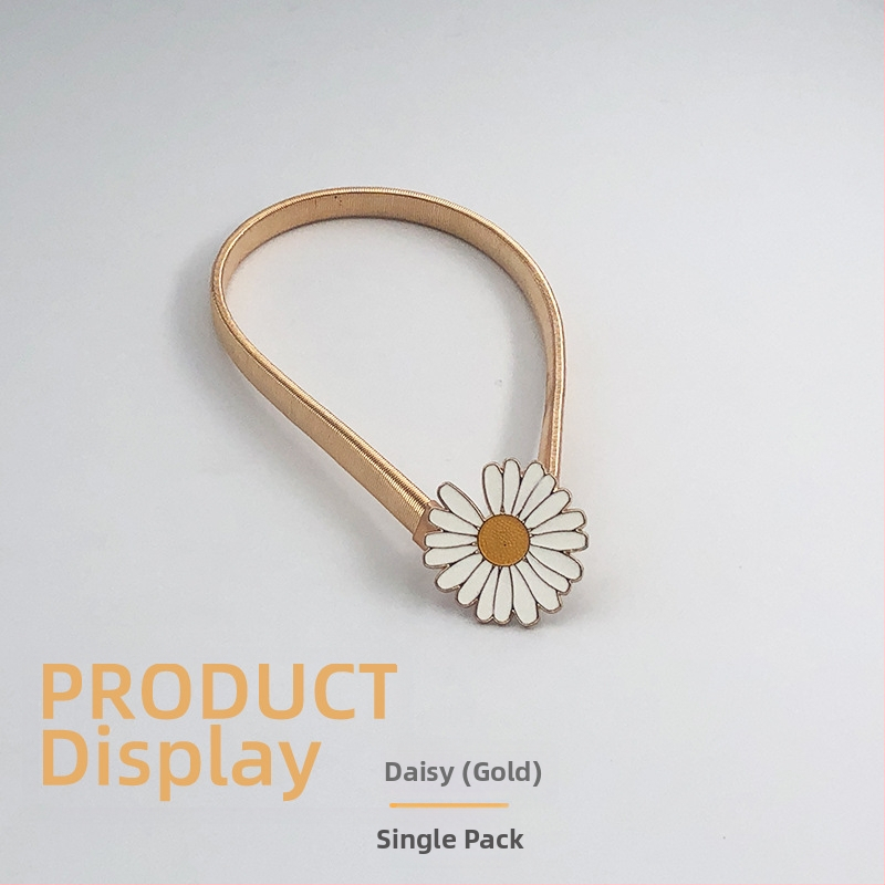 Metāla aizkaru josta ar atsperes aizdari - Skandināvu stila, vienkāršs dizains, pielāgojama