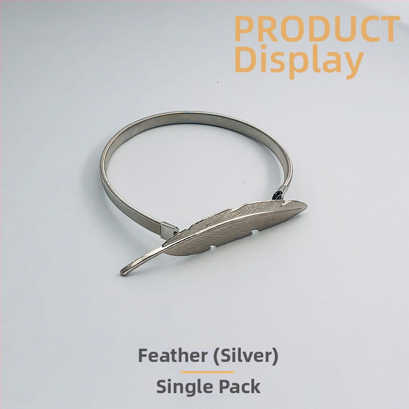 Metāla aizkaru josta ar atsperes aizdari - Skandināvu stila, vienkāršs dizains, pielāgojama