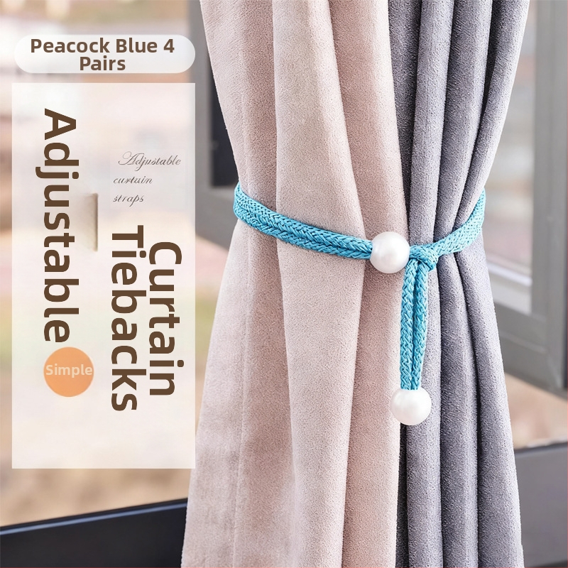Curtain Tiebacks, sintētiska šķiedra, vienkāršs un mūsdienīgs stils, bez pielāgošanas