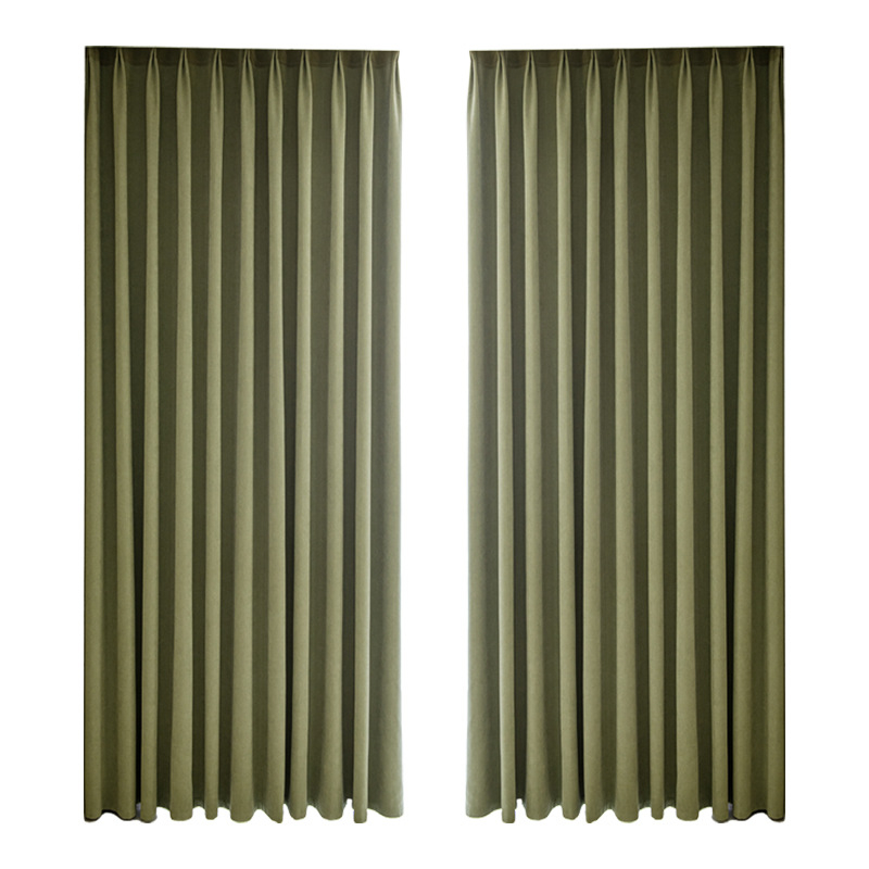 Raudonos plačios Jacquard Chenille užuolaidos su Herringbone raštu, stori, 100% poliesteris, tinka miegamajam ir svetainei