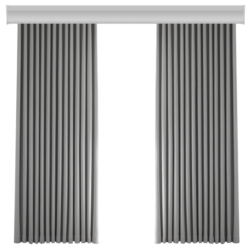 Divpusēja AB Chenille logu aizkars dzīvojamajai istabai, guļamistabai un studijai — poliesters, 90–100% gaismas aizvēršana, svītrainu/ vienkrāsains raksts