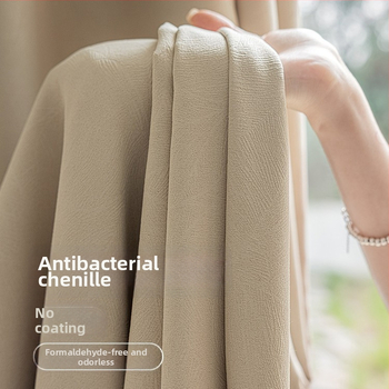 Chenille užuolaidos su visišku užtamsinimu – modernus minimalistinis stilius, 100% poliesteris, užtamsinimas 70–90%, pritaikomos visam namui