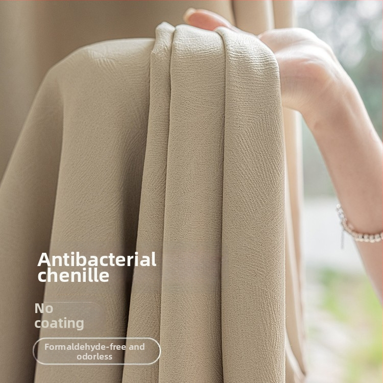 Chenille užuolaidos su visišku užtamsinimu – modernus minimalistinis stilius, 100% poliesteris, užtamsinimas 70–90%, pritaikomos visam namui