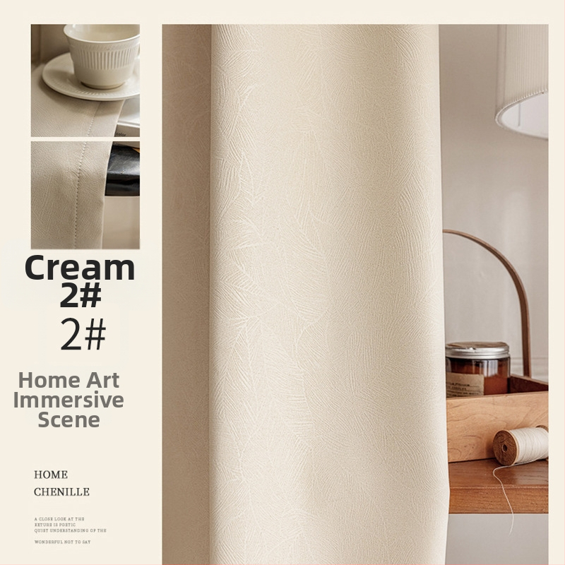 Chenille užuolaidos su visišku užtamsinimu – modernus minimalistinis stilius, 100% poliesteris, užtamsinimas 70–90%, pritaikomos visam namui