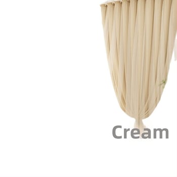Cortină blackout cu două straturi și plasă, design modern minimalist, nivel de opacitate 71–90%, poliester