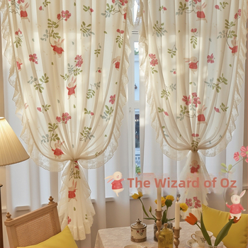 Polüesterist kardina dekoratiivse pitsiga, 40–70% varjutus, kohandatav magamistoale ja tööruumile.