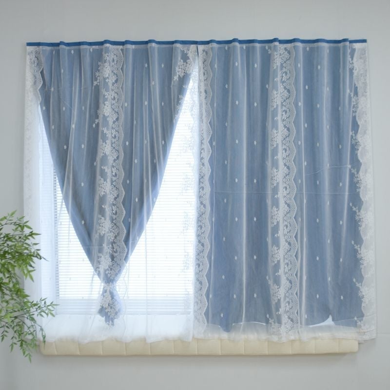 Visiškai užtamsančios užuolaidos svetainei, poliesterio Jacquard audinys, prancūziškas stilius