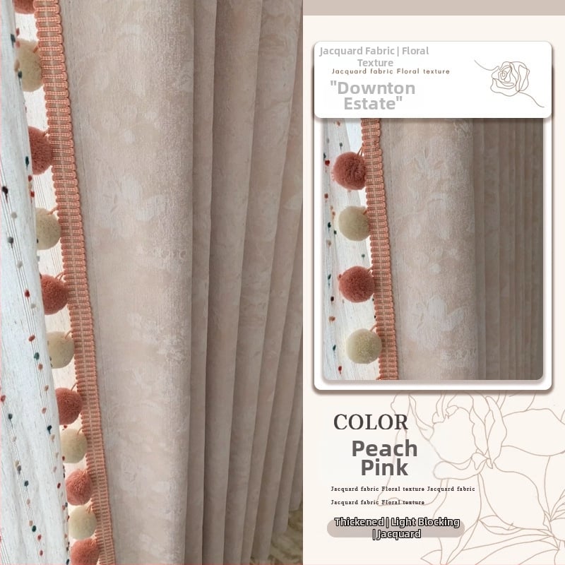 Chenille zavjese s jacquardom i bojom vlakana, zaštita od sunca i izolacija, crtani uzorak, pogodna za dječju sobu i spavaću sobu