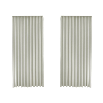 Dvostrane Chenille zavjese, poliesterska tkanina Jacquard, zatamnjenje 70–90%, prugasti uzorak, strojno pranje