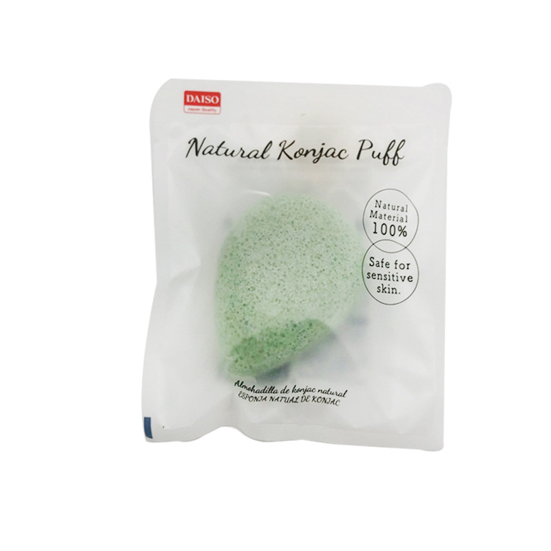 Daiso konjakų veido plovimo kempinė – natūralus konjakas, šveičiamasis efektas