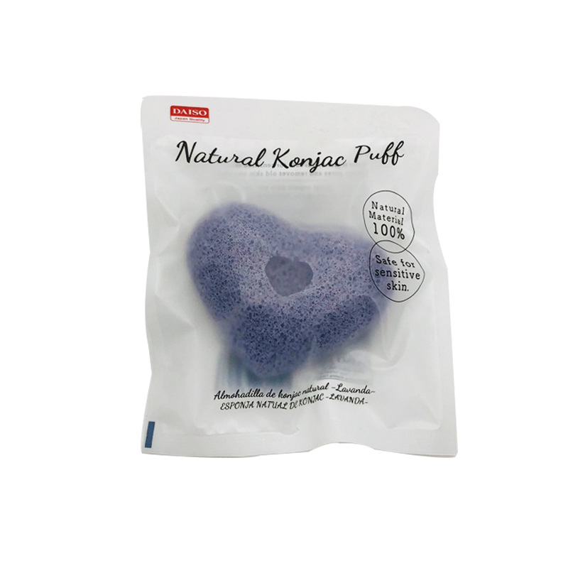 Daiso konjakų veido plovimo kempinė – natūralus konjakas, šveičiamasis efektas