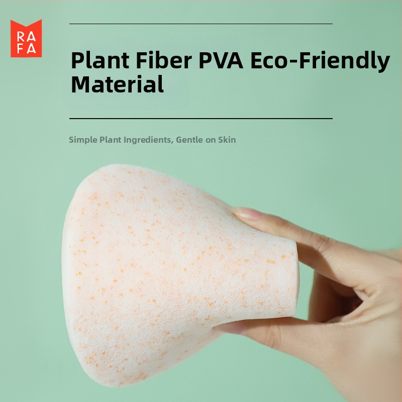 Konjaka sejas tīrīšanas sūklis ar pērļu masāžu, kastītē — putojošs sejas tīrītājs, materiāls PVA, 240 gb.