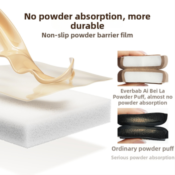 Kolmnurkne puudripadi, naturaalne käsn – puuderile ja vedelale jumestusele, komplekt