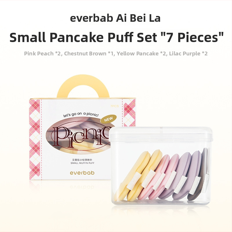 Kolmnurkne puudripadi, naturaalne käsn – puuderile ja vedelale jumestusele, komplekt