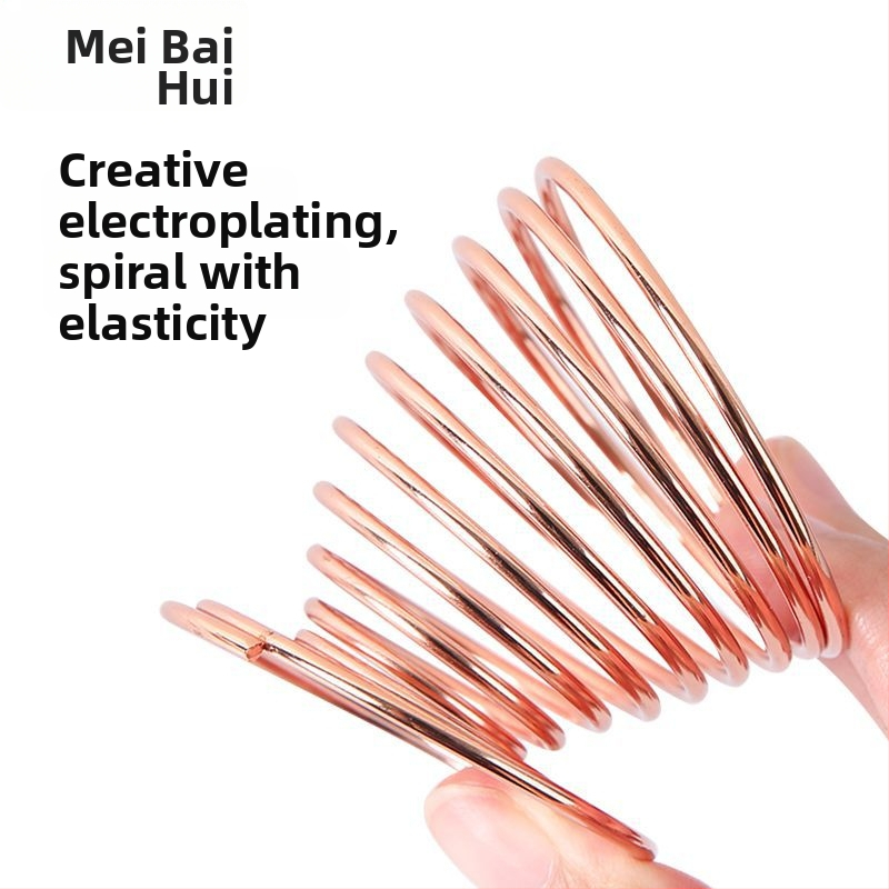 Pudrų pūtimo laikiklis ir makiažo šepetėlių laikiklis – Anglies plienas, 0.062 kg, Maybewei, Metalo vielos konstrukcija