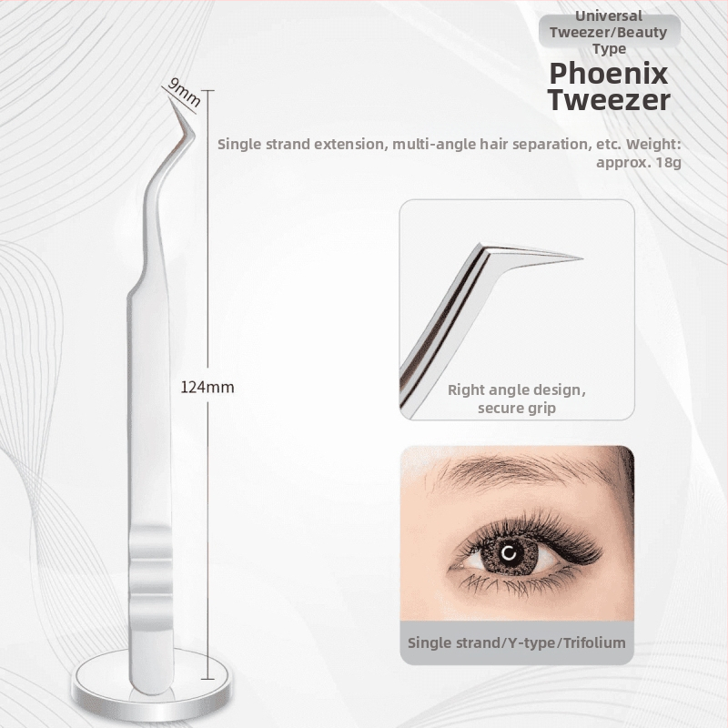 Graftuojančios blakstienų pincetės, nerūdijantis plienas, anti statinės