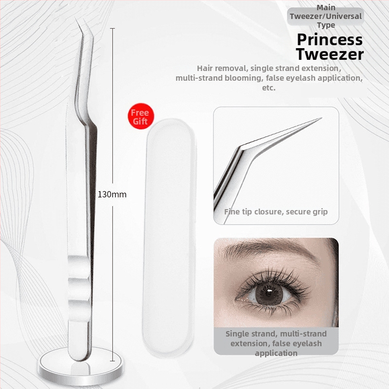 Graftuojančios blakstienų pincetės, nerūdijantis plienas, anti statinės