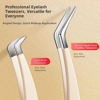 Blakstienų žnyplutės ir įrankių rinkinys blakstienų priauginimui, aukšta tikslumas, nerūdijantis plienas, Six Six Beauty