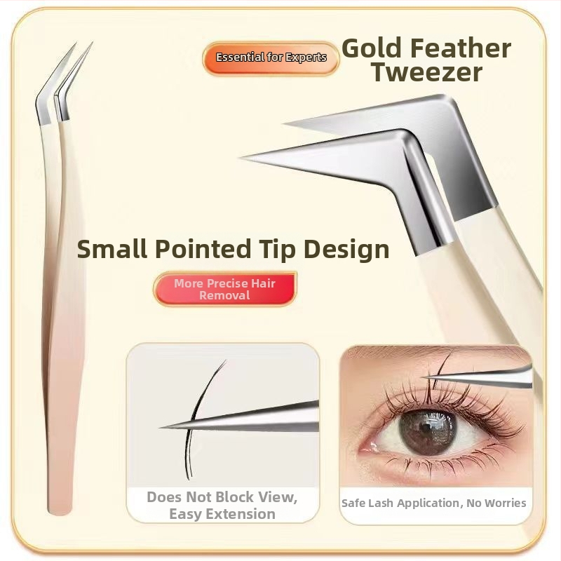 Blakstienų žnyplutės ir įrankių rinkinys blakstienų priauginimui, aukšta tikslumas, nerūdijantis plienas, Six Six Beauty