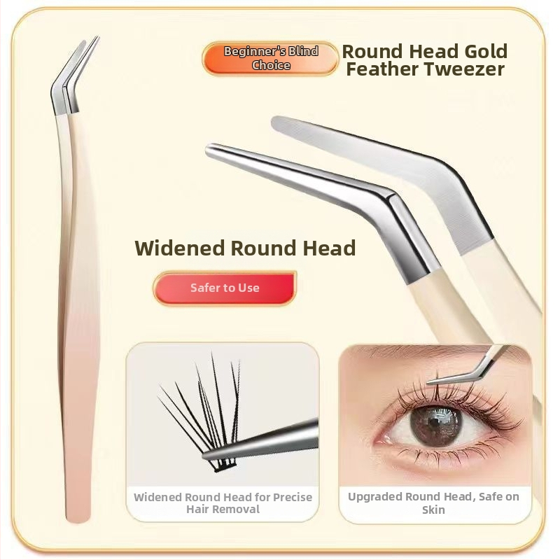 Blakstienų žnyplutės ir įrankių rinkinys blakstienų priauginimui, aukšta tikslumas, nerūdijantis plienas, Six Six Beauty