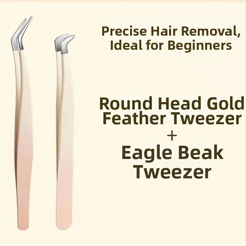 Blakstienų žnyplutės ir įrankių rinkinys blakstienų priauginimui, aukšta tikslumas, nerūdijantis plienas, Six Six Beauty