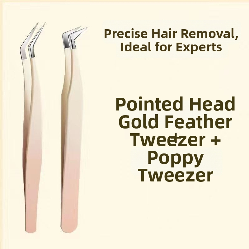 Blakstienų žnyplutės ir įrankių rinkinys blakstienų priauginimui, aukšta tikslumas, nerūdijantis plienas, Six Six Beauty