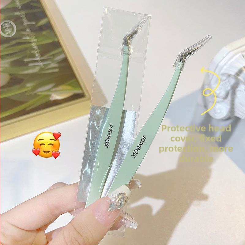 JONBOS nerūsējošā tērauda mākslīgajām skropstām knaibles – skropstu grefēšanas knaibles, sākuma instruments, Jin Yu knaibles skolotājiem